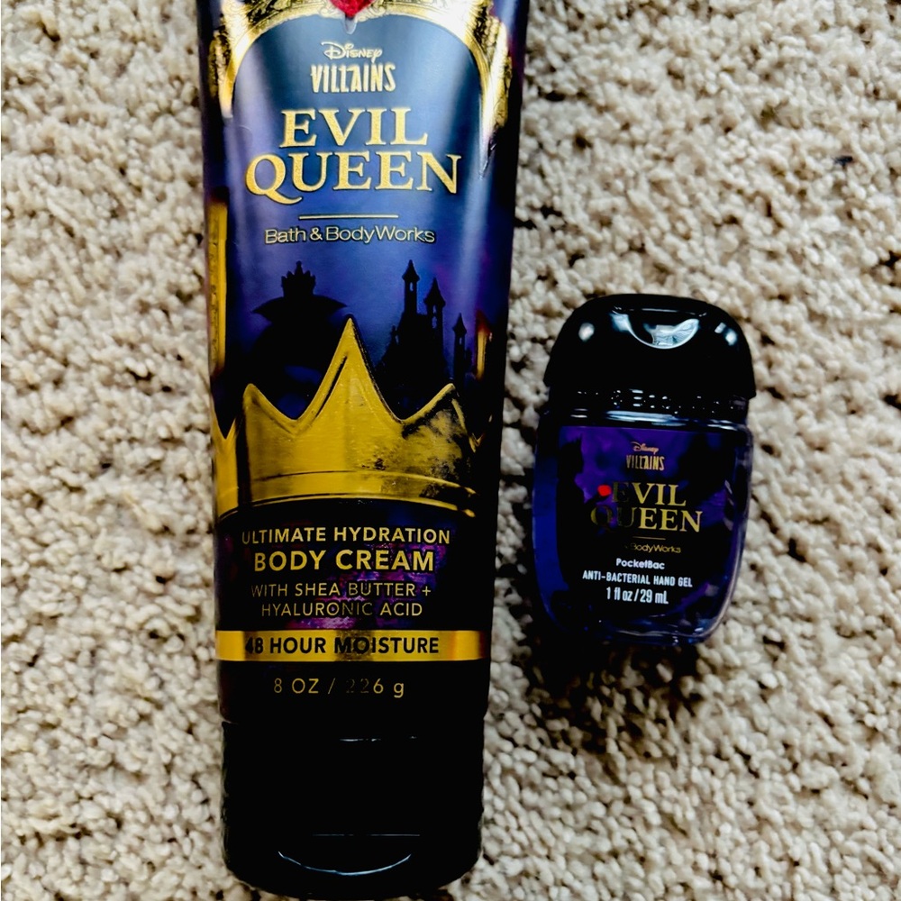 Evil Queen Body Cream and Hand sanitizer Gel Set - Purple